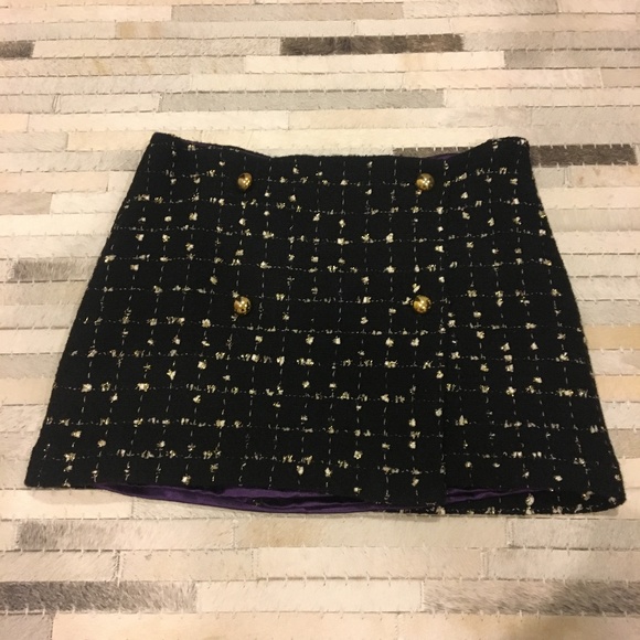 Milly of New York Dresses & Skirts - FINAL PRICE Milly Black Tweed Wool Skirt Size 6